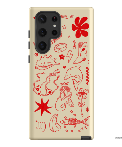 Spiced Cowboy Cream Printed Phone Cases Samsung Galaxy S22 Ultra / Armoured by Easty Beasty - The Dairy