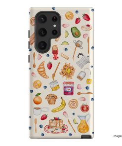 Sunday Breakfast Printed Phone Cases Samsung Galaxy S22 Ultra / Armoured by BG. Studio - The Dairy