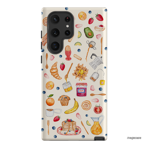 Sunday Breakfast Printed Phone Cases Samsung Galaxy S22 Ultra / Armoured by BG. Studio - The Dairy