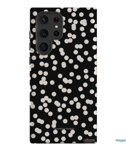Mini Confetti Noir Printed Phone Cases Samsung Galaxy S22 Ultra / Armoured by Veronica Tucker - The Dairy