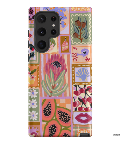 Summer Postcards Printed Phone Cases Samsung Galaxy S22 Ultra / Armoured by Amy Gibbs - The Dairy