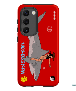 1800-Busy Rn in Red Printed Phone Cases Samsung Galaxy S23 / Armoured by Easty Beasty - The Dairy