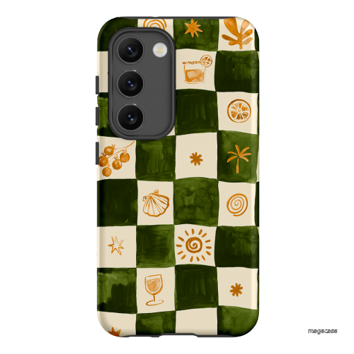 Afternoon Mezze Printed Phone Cases Samsung Galaxy S23 / Armoured by Charlie Taylor - The Dairy