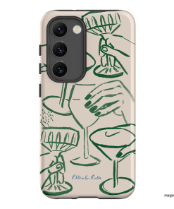 Cheers Printed Phone Cases Samsung Galaxy S23 / Armoured by Phthalo Ruth - The Dairy