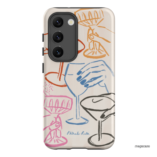 Cheers Multi Printed Phone Cases Samsung Galaxy S23 / Armoured by Phthalo Ruth - The Dairy