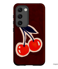Cherries Printed Phone Cases Samsung Galaxy S23 / Armoured by Studio Bon - The Dairy