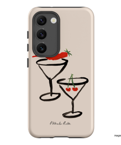 Chilli Cherry Printed Phone Cases by Phthalo Ruth - The Dairy