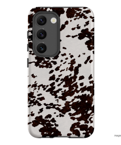 Cowhide Charm Printed Phone Cases Samsung Galaxy S23 / Armoured by The Dairy - The Dairy