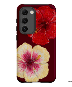 Hibiscus Flower Printed Phone Cases Samsung Galaxy S23 / Armoured by BG. Studio - The Dairy