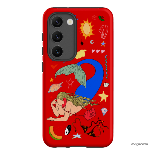 Mermaid Salad Scarlet Printed Phone Cases Samsung Galaxy S23 / Armoured by Easty Beasty - The Dairy