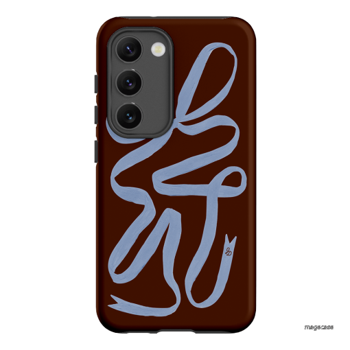 Mocha Ribbon Printed Phone Cases Samsung Galaxy S23 / Armoured by Jasmine Dowling - The Dairy