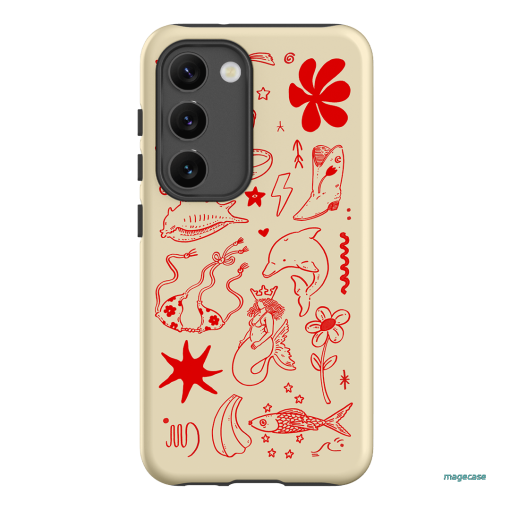 Spiced Cowboy Cream Printed Phone Cases Samsung Galaxy S23 / Armoured by Easty Beasty - The Dairy