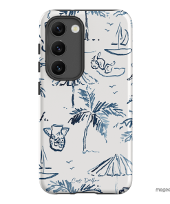 Balmy Blue Printed Phone Cases Samsung Galaxy S23 / Armoured by Cass Deller - The Dairy