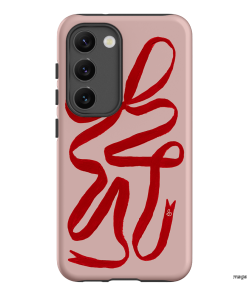 Valentine Ribbon Printed Phone Cases Samsung Galaxy S23 / Armoured by Jasmine Dowling - The Dairy