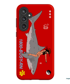 1800-Busy Rn in Red Printed Phone Cases Samsung Galaxy S23 FE / Armoured by Easty Beasty - The Dairy