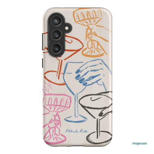 Cheers Multi Printed Phone Cases Samsung Galaxy S23 FE / Armoured by Phthalo Ruth - The Dairy