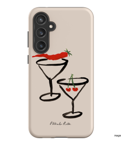 Chilli Cherry Printed Phone Cases by Phthalo Ruth - The Dairy