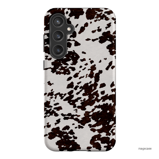 Cowhide Charm Printed Phone Cases Samsung Galaxy S23 FE / Armoured by The Dairy - The Dairy