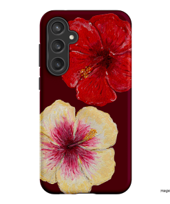 Hibiscus Flower Printed Phone Cases Samsung Galaxy S23 FE / Armoured by BG. Studio - The Dairy