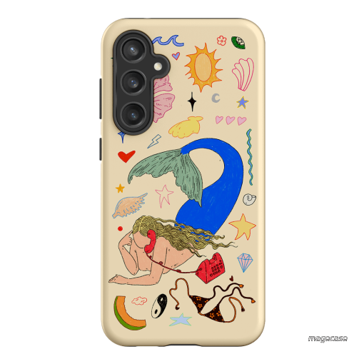 Mermaid Salad Cream Printed Phone Cases Samsung Galaxy S23 FE / Armoured by Easty Beasty - The Dairy