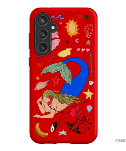 Mermaid Salad Scarlet Printed Phone Cases Samsung Galaxy S23 FE / Armoured by Easty Beasty - The Dairy