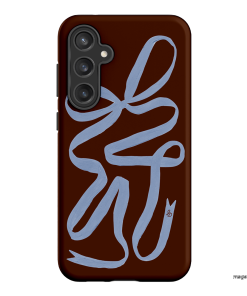 Mocha Ribbon Printed Phone Cases Samsung Galaxy S23 FE / Armoured by Jasmine Dowling - The Dairy