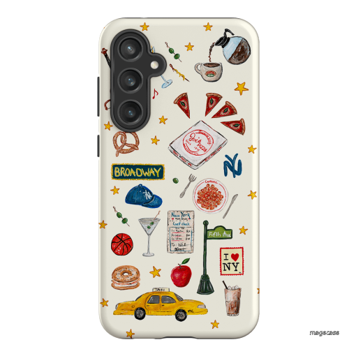 NYC Light Printed Phone Cases Samsung Galaxy S23 FE / Armoured by BG. Studio - The Dairy