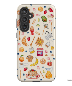 Sunday Breakfast Printed Phone Cases Samsung Galaxy S23 FE / Armoured by BG. Studio - The Dairy