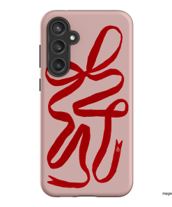 Valentine Ribbon Printed Phone Cases Samsung Galaxy S23 FE / Armoured by Jasmine Dowling - The Dairy