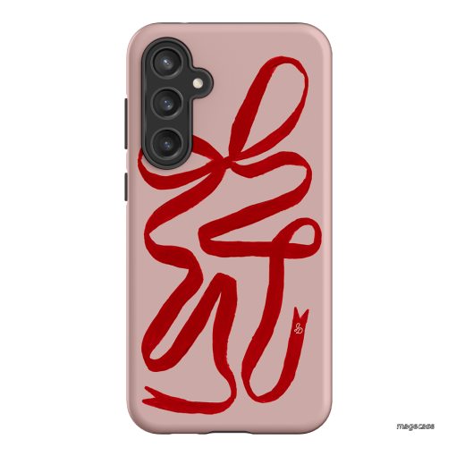 Valentine Ribbon Printed Phone Cases Samsung Galaxy S23 FE / Armoured by Jasmine Dowling - The Dairy