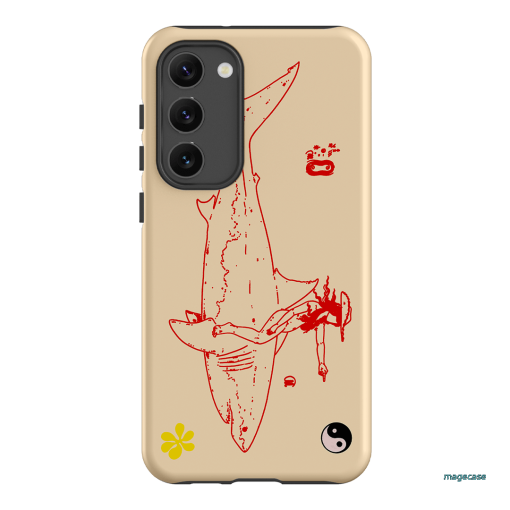 1800-Busy-Rn in Cream Printed Phone Cases Samsung Galaxy S23 Plus / Armoured by Easty Beasty - The Dairy