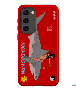 1800-Busy Rn in Red Printed Phone Cases Samsung Galaxy S23 Plus / Armoured by Easty Beasty - The Dairy