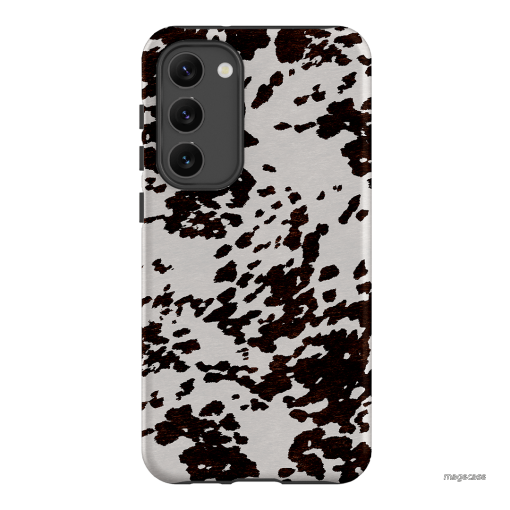 Cowhide Charm Printed Phone Cases Samsung Galaxy S23 Plus / Armoured by The Dairy - The Dairy