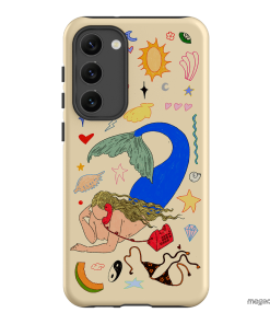 Mermaid Salad Cream Printed Phone Cases Samsung Galaxy S23 Plus / Armoured by Easty Beasty - The Dairy