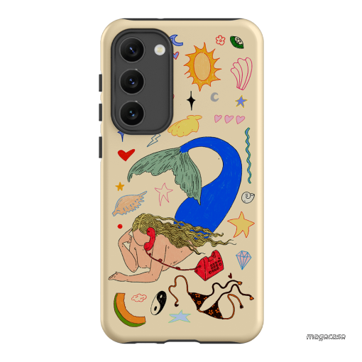 Mermaid Salad Cream Printed Phone Cases Samsung Galaxy S23 Plus / Armoured by Easty Beasty - The Dairy