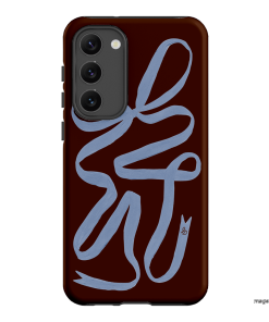 Mocha Ribbon Printed Phone Cases Samsung Galaxy S23 Plus / Armoured by Jasmine Dowling - The Dairy
