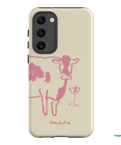 Mootini Pink Printed Phone Cases by Phthalo Ruth - The Dairy