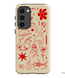 Spiced Cowboy Cream Printed Phone Cases Samsung Galaxy S23 Plus / Armoured by Easty Beasty - The Dairy