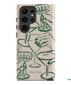 Cheers Printed Phone Cases Samsung Galaxy S23 Ultra / Armoured by Phthalo Ruth - The Dairy