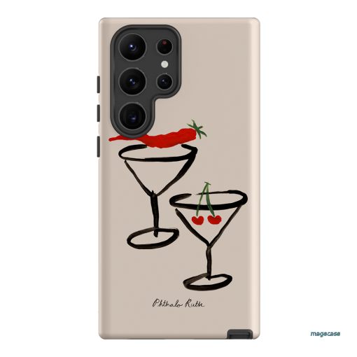 Chilli Cherry Printed Phone Cases by Phthalo Ruth - The Dairy