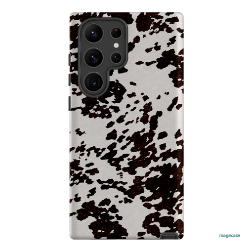 Cowhide Charm Printed Phone Cases Samsung Galaxy S23 Ultra / Armoured by The Dairy - The Dairy