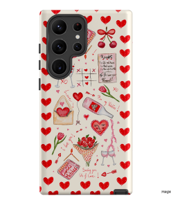 Love Note Printed Phone Cases Samsung Galaxy S23 Ultra / Armoured by BG. Studio - The Dairy