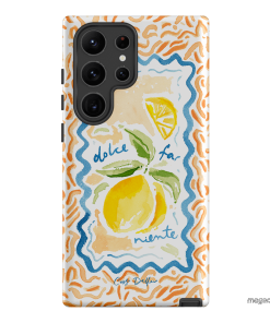 Dolce Far Niente Printed Phone Cases Samsung Galaxy S23 Ultra / Armoured by Cass Deller - The Dairy