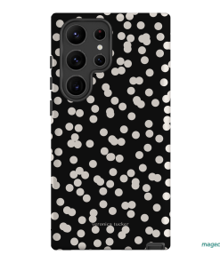 Mini Confetti Noir Printed Phone Cases Samsung Galaxy S23 Ultra / Armoured by Veronica Tucker - The Dairy