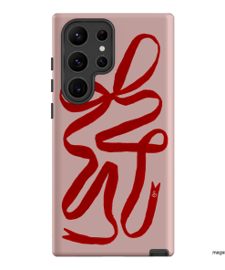 Valentine Ribbon Printed Phone Cases Samsung Galaxy S23 Ultra / Armoured by Jasmine Dowling - The Dairy