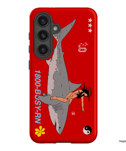 1800-Busy Rn in Red Printed Phone Cases Samsung Galaxy S24 / Armoured by Easty Beasty - The Dairy
