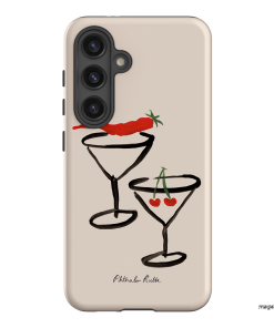 Chilli Cherry Printed Phone Cases by Phthalo Ruth - The Dairy