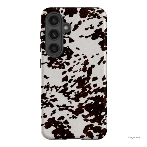 Cowhide Charm Printed Phone Cases Samsung Galaxy S24 / Armoured by The Dairy - The Dairy