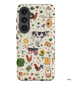 Farm Stay Printed Phone Cases Samsung Galaxy S24 / Armoured by BG. Studio - The Dairy