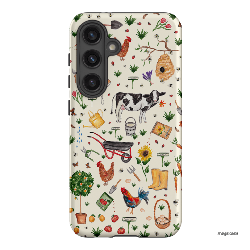 Farm Stay Printed Phone Cases Samsung Galaxy S24 / Armoured by BG. Studio - The Dairy